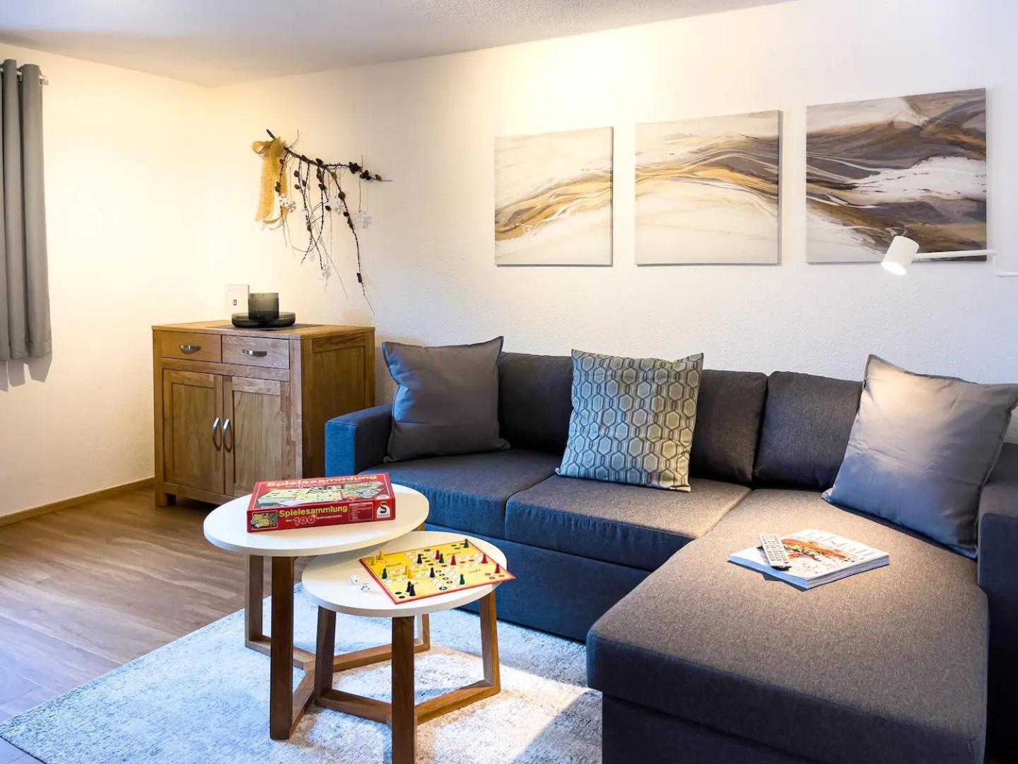 Modernes Apartment - 3 Schlafzimmer - 2 Kostenlose Parkplaetze Fuegen Luaran gambar