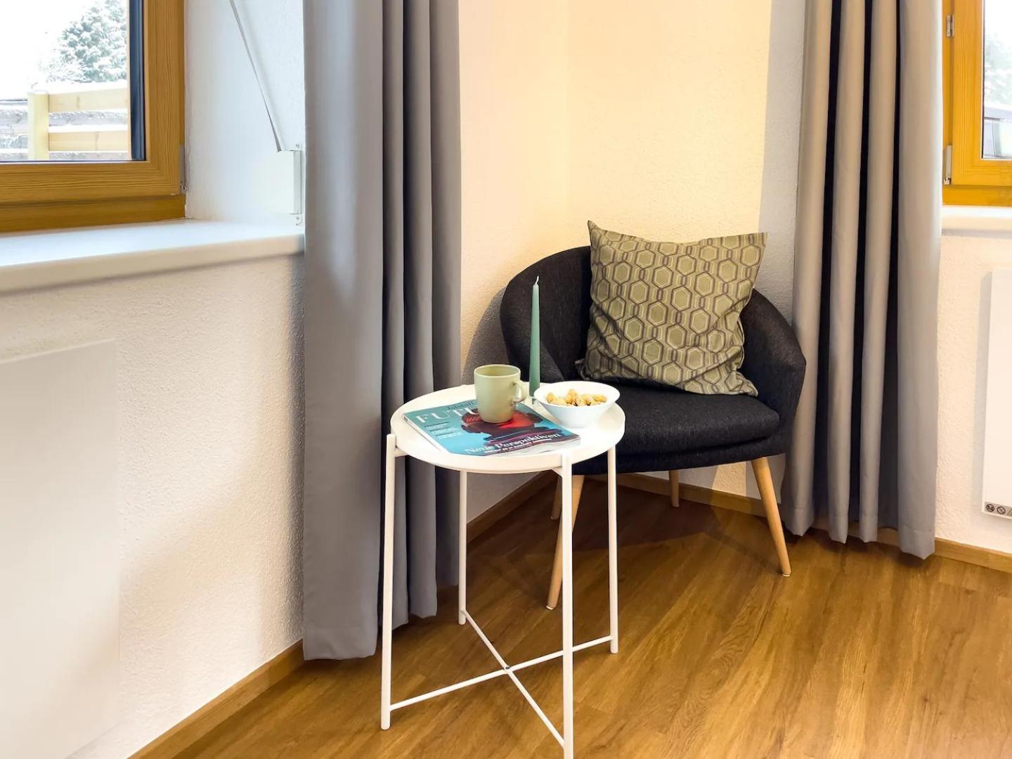 Modernes Apartment - 3 Schlafzimmer - 2 Kostenlose Parkplaetze Fuegen Luaran gambar